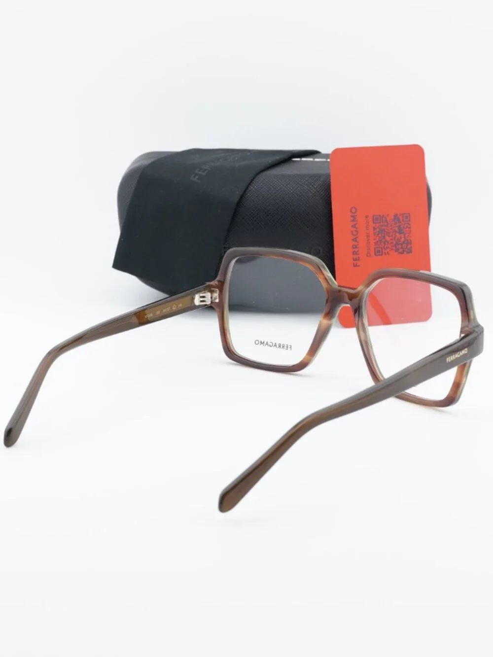 Salvatore Ferragamo SF3031 280 Square Eyeglasses 56mm – Brown